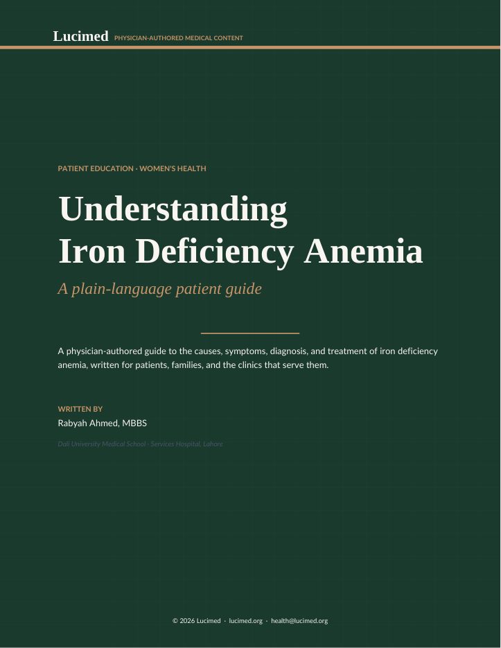 Understanding Iron Deficiency Anemia — cover